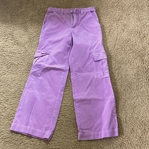 Purple corduroy pants!